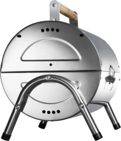 BBQ Collection Houtskoolbarbecue - Cilinder - Chroom -Keukenbenodigdheden Winkel 1024x1200 2