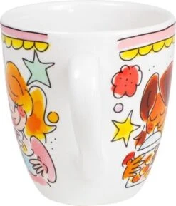 Blond Amsterdam Even Bijkletsen Mini Mok - Roze Rand -Keukenbenodigdheden Winkel 1027x1200 2