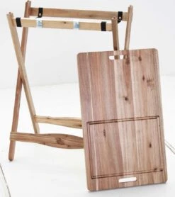 SenS-Line Inklapbare BBQ Bijzettafel - Acacia -Keukenbenodigdheden Winkel 1068x1200