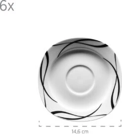 Merkloos 30-delige Combiset Voor 6 Personen -Keukenbenodigdheden Winkel 1098x1200