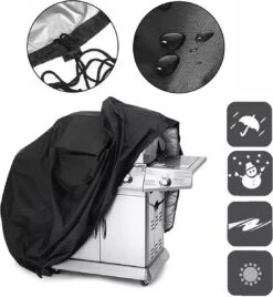 TammaT - BBQ Hoes - Waterdichte Beschermhoes - UV Bescherming - Maat L 170 X 61 X 117 Cm - Met Trekkoord -Keukenbenodigdheden Winkel 1107x1200