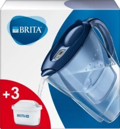 BRITA - Waterfilterkan Marella Cool - Blauw - 2,4L + 3 MAXTRA+ Waterfilterpatronen -Keukenbenodigdheden Winkel 1114x1200