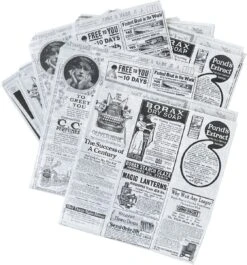 Rainbecom - 50 Stuks - 19 X 17 Cm - Hamburger Zakje Papier - Vetvrij Papier - Papieren Zak Voor Sandwiches - Krant -Keukenbenodigdheden Winkel 1119x1200 1