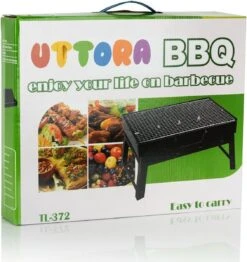 Merkloos Decopatent® Portable Houtskool BBQ - Barbecue - Inklapbaar - Barbecue Houtskool - Tafel Grill - Camping - Strand - Festival - Park -Keukenbenodigdheden Winkel 1130x1200 2