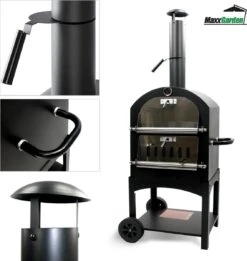 MaxxGarden Pizza Oven - Smoker Barbecue Op Hout, Houtskool Of Pellets - 45 X 65 X 158cm 12 MaxxGarden Pizza Oven - Smoker Barbecue Op Hout, Houtskool Of Pellets - 45 X 65 X 158cm -Keukenbenodigdheden Winkel 1137x1200 3