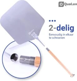 Qualux Pizzaschep Tweedelig – Pizzaschep Voor BBQ – Ophangbaar – Hout/rvs -Keukenbenodigdheden Winkel 1139x1200 2