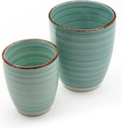 Koffiekopjes - Ocean Blue - Koffiebeker - Unieke Kleuren - Blauw - Set Van 12 Kopjes (ook Los Verkrijgbaar) - 160ML En 340ML - Porselein - Hip En Trendy -Keukenbenodigdheden Winkel 1142x1200 1