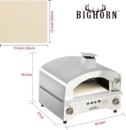 Bighorn Outdoor Edelstaal Gas Pizza Oven - Draagbare Gas Barbecue - Edelstaal -Model SRGG20001 17 Bighorn Outdoor Edelstaal Gas Pizza Oven - Draagbare Gas Barbecue - Edelstaal -Model SRGG20001 -Keukenbenodigdheden Winkel 1169x1200 8