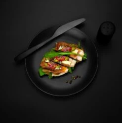 Orange85 Bordenset - Dinerbord - Borden - Plat - Set Van 6 - Mat Zwart - Diameter 27cm - Aardewerk - Servies -Keukenbenodigdheden Winkel 1184x1200 3