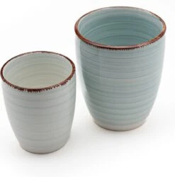 Koffiekopjes - Ocean Blue - Koffiebeker - Unieke Kleuren - Blauw - Set Van 12 Kopjes (ook Los Verkrijgbaar) - 160ML En 340ML - Porselein - Hip En Trendy -Keukenbenodigdheden Winkel 1186x1200 2