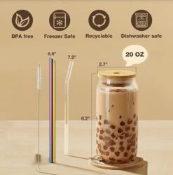 Bubble Tea Beker - Inclusief Stalen Bubble Tea Rietje - 0,5 L - Herbruikbaar - Boba -Keukenbenodigdheden Winkel 1186x1200 3