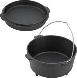 Dutch Oven Enkhuizen Met Deksel Gietijzer Zwart 4,2 L -Keukenbenodigdheden Winkel 1187x1200 1