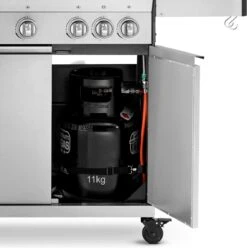 Burnhard Gas BBQ Big FRED Deluxe - 4 Branders - Incl. Keramische Infraroodbrander & Afdekhoes - Deluxe -Keukenbenodigdheden Winkel 1193x1200 7