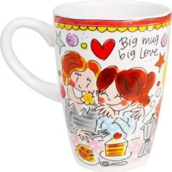 Blond Amsterdam Even Bijkletsen Beker XL 500 Ml - Rode Rand -Keukenbenodigdheden Winkel 1195x1200 6