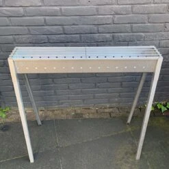 Spiedini Saté-bbq Bali 80 - Saté Houtskoolbarbecue Met Horizontaal Rooster - 80 Cm Lang, 11 Cm Breed - Materiaal: Gealuminiseerd Ijzer -Keukenbenodigdheden Winkel 1198x1200 18
