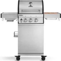 Burnhard Gas BBQ FRED JR. Deluxe - 2 Branders - Incl. Keramische Infraroodbrander & Afdekhoes - Deluxe