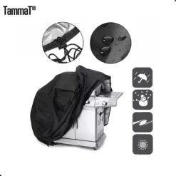 TammaT - BBQ Hoes - Waterdichte Beschermhoes - UV Bescherming - Maat L 170 X 61 X 117 Cm - Met Trekkoord -Keukenbenodigdheden Winkel 1198x1200 4
