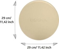 Boska Pizzasteen Deluxe - Voor Oven & BBQ - Knapperige Pizza's - Ø 29.5 Cm - BBQ Accessoires -Keukenbenodigdheden Winkel 1200x1003