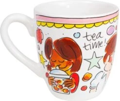 Blond Amsterdam Even Bijkletsen Mini Mok - Roze Rand -Keukenbenodigdheden Winkel 1200x1011 2