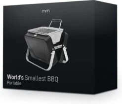 Mikamax Draagbare Mini BBQ - Barbecue - 's Werelds Kleinste Barbecue - Past In Je Broekzak - 18 × 6 × 15,5 Cm - 714 Gram - Mat Zwart -Keukenbenodigdheden Winkel 1200x1023 2