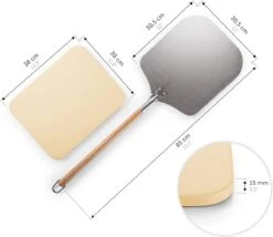Blumtal - Pizzasteen Met XL Pizza Schep - Professionele Pizza Set - Cordieriet Pizza Stone -Keukenbenodigdheden Winkel 1200x1039 1