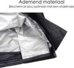 BBQ Beschermhoes - Voor Kamado - Universeel - Tot 23 Inch - Zwart -Keukenbenodigdheden Winkel 1200x1100