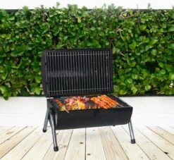 MaxxGarden BBQ - Houtskool Barbecue - Smoker Barbecue - Grilloppervlak (LxB) 38 X 52 Cm - Met Dubbel Grill Vlak - Zwart -Keukenbenodigdheden Winkel 1200x1105 5