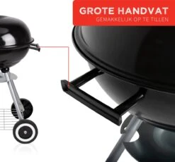 BBQ Collection Houtskoolbarbecue - Kogelbarbecue 45 X 60 Centimeter - Ronde Barbecue - Barbecue Op Wielen - Zwart - Metaal -Keukenbenodigdheden Winkel 1200x1116 6