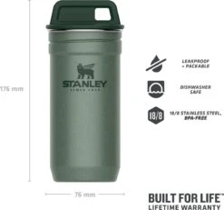 Stanley The Nesting Shot Glass Set - Hammertone Green -Keukenbenodigdheden Winkel 1200x1124