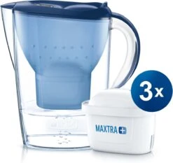 BRITA - Waterfilterkan Marella Cool - Blauw - 2,4L + 3 MAXTRA+ Waterfilterpatronen -Keukenbenodigdheden Winkel 1200x1130
