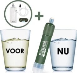Merkloos Fllterwell Waterfilter - Survival - Zuiver & Schoon Drinkwater - Lichtgewicht - Water Filter - Outdoor - Hiking & Wandelen -Keukenbenodigdheden Winkel 1200x1143