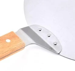 Luxe Pizzaschep Voor Verse Pizza - Extra Groot - RVS 30CM - Grote Pizza Schep Voor Oven Of BBQ Barbecue - Hout Handvat - Pizzaspatel Voor Zelfgemaakte Ovenpizza -Keukenbenodigdheden Winkel 1200x1148