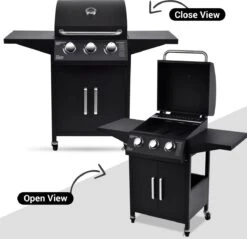 MaxxGarden Gas Barbecue - 3 Branders - Incl. Gratis BBQ Set -Keukenbenodigdheden Winkel 1200x1160 1