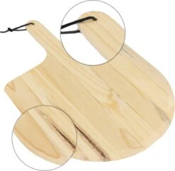 MaxxHome Pizzasteen - BBQ Steen - Maximum Te Verhitten Tot 600 Graden - ⌀33 - Incl. Houten Schep -Keukenbenodigdheden Winkel 1200x1169