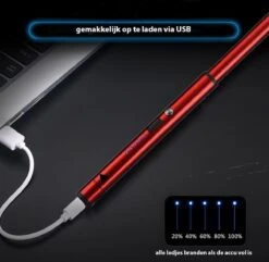 Oplaadbare Lange Dunne Elektrische Aansteker - Duurzame Plasma Aansteker - Inclusief Cadeauverpakking - BBQ – Kaarsen – Rood -Keukenbenodigdheden Winkel 1200x1170 1