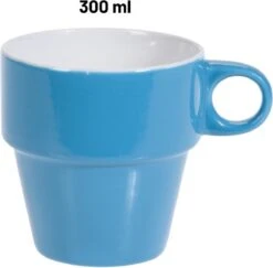 Orange85 Koffiekopjes - Met Houder - Set Van 6 - Gekleurd - 300 Ml - Keramiek -Keukenbenodigdheden Winkel 1200x1179 4