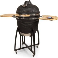Patton - Kamado 21" - Premium Black - Keramische Barbecue - Incl. Bluetooth Kerntemperatuurmeter - LED Verlichting - Large - Compleet - Zwart -Keukenbenodigdheden Winkel 1200x1184 7