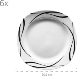 Merkloos 30-delige Combiset Voor 6 Personen -Keukenbenodigdheden Winkel 1200x1185 3