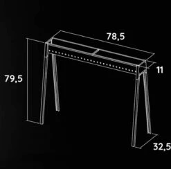 Spiedini Saté-bbq Bali 80 - Saté Houtskoolbarbecue Met Horizontaal Rooster - 80 Cm Lang, 11 Cm Breed - Materiaal: Gealuminiseerd Ijzer -Keukenbenodigdheden Winkel 1200x1185 4