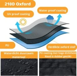 Waterdichte BBQ Hoes -Premium 150x100x125 CM Barbecue Beschermhoes - Cover -Keukenbenodigdheden Winkel 1200x1187 11