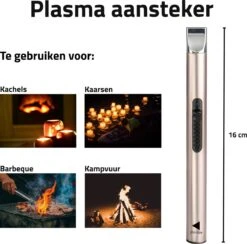 Oplaadbare Lange Elektrische Aansteker - Duurzame Plasma Aansteker - Inclusief Cadeauverpakking - BBQ - Kaarsen - Rose -Keukenbenodigdheden Winkel 1200x1187 5