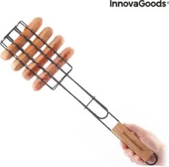 Innovagoods BARBECUEGRIL VOOR WORSTJES SOSKET - Bbq Accesoires - Bbq Accesoires Rooster -Keukenbenodigdheden Winkel 1200x1188 4