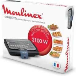 Moulinex BG134812 Barbecue Tafelblad Electrisch 2100W Zwart, Blauw, Zilver Barbecue -Keukenbenodigdheden Winkel 1200x1194 12
