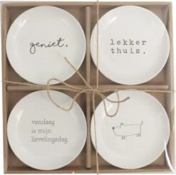 Gusta Gebaksbordjes Ø 15cm Genieters 8 Stuks - 2x Set Van 4 Stuks -Keukenbenodigdheden Winkel 1200x1194 5