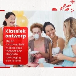 Procidi® Glazen Theepot Met Filter - Theekan Met Infuser - Dubbelwandig Borosilicaat Glas - Thee Thermoskan - Koffiekan 950 ML - Teapot -Keukenbenodigdheden Winkel 1200x1195 4