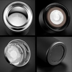 Thermosfles 500 Ml - Met Thee Filter - Mat Zwart -Keukenbenodigdheden Winkel 1200x1198 4