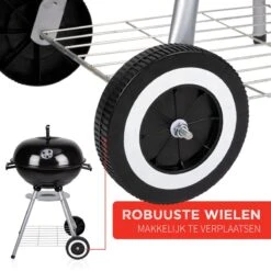 BBQ Collection Houtskoolbarbecue - Kogelbarbecue 45 X 60 Centimeter - Ronde Barbecue - Barbecue Op Wielen - Zwart - Metaal -Keukenbenodigdheden Winkel 1200x1200 1043