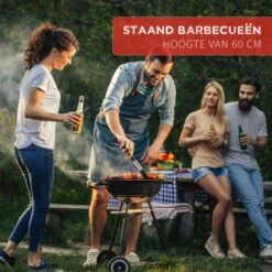 BBQ Collection Houtskoolbarbecue - Kogelbarbecue 45 X 60 Centimeter - Ronde Barbecue - Barbecue Op Wielen - Zwart - Metaal -Keukenbenodigdheden Winkel 1200x1200 1044