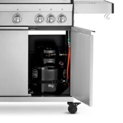 Burnhard Gas BBQ Big FRED Deluxe - 4 Branders - Incl. Keramische Infraroodbrander & Afdekhoes - Deluxe -Keukenbenodigdheden Winkel 1200x1200 1089