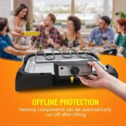 Aigostar Lava 30LDQ - Elektrische Grill - BBQ - Tafel Barbecue - Grilloppervlakte 41 X 24 Cm - 2000 Watt -Keukenbenodigdheden Winkel 1200x1200 1148